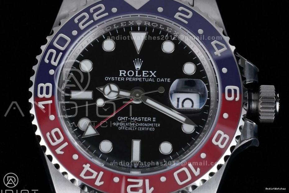 Pepsi BLRO SS Bracelet SH3285 ARF Bezel GMT 858 (UV II 1:1 904L Master New ) Best Edition Oyster On 126710 V OdorResistant 0913